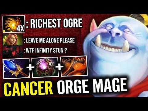 INFINITY STUN Scepter Carry Ogre Magi Octarine Core | WTF Multicast Items New 7.20e 25Kills Dota 2