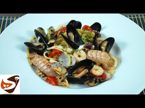 Spaghetti allo scoglio velocissimi, con frutti di mare e crostacei – Ricette primi piatti