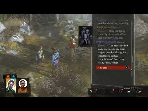 Disco Elysium - Kim thinks Harry's clothes are "promiscuous"