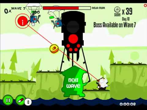 Ninja Hamsters vs Robots Gameplay