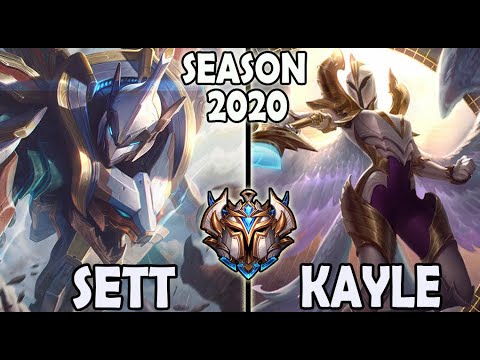 Sett vs Kayle TOP [ T1 Roach ] Lol Challenger Korea