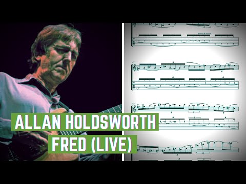 Allan Holdsworth - Fred (Live at Yoshi's Guitar Transcription)