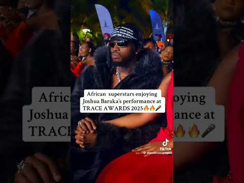 Joshua Baraka performance at trace awards#traceawards#joshuabaraka#trending#diamondplatnumz#jux#tz