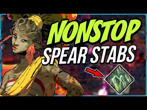 SUPER SPEAR STABS! Use This Zagreus Spear Build To EASILY Beat High Heat | Hades