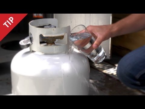 Estimate How Much Propane Is Left In Your Tank With A Glass Of Water