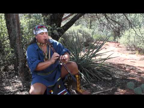 Wolfs Robe and the Native American Flute in Sedona, AZ