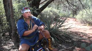 Wolfs Robe and the Native American Flute in Sedona, AZ