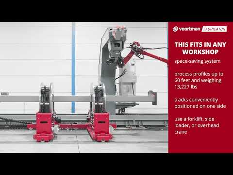 Introducing: the Voortman Fabricator - automated fitting and full-welding for steel fabricating
