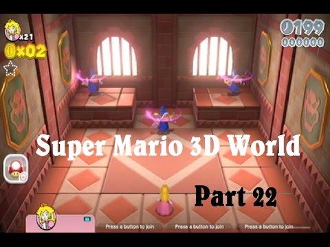 Let's Play Super Mario 3D World Part 22 (World 3-A - Kamek Blockade)