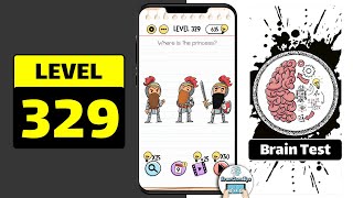 Brain Test Level 329 Where is the princess Walkthrough