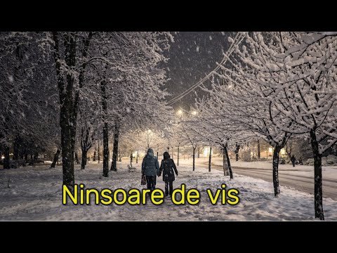 Ninsoare ca-n povești la Reșița ❄️ Plimbare de iarnă prin oraș | Atmosferă de vis