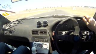 preview picture of video 'S13 SR20DET Silvia Drifting In Car Helmet Cam GoPro Wakefield Park'