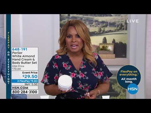 Perlier White Almond Hand Cream and Body Butter 2piece S...