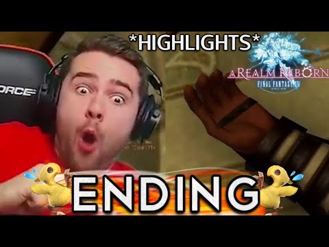 Blind Reaction HIGHLIGHTS | ENDING Of Final Fantasy XIV A Realm Reborn Into Heavensward