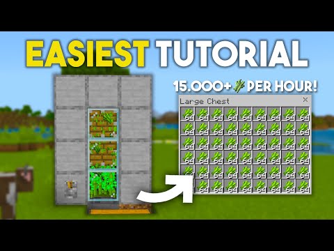 BEST 1.20 Sugarcane Farm in Minecraft Bedrock!