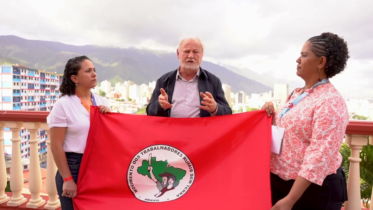 Delegação do MST nas eleições da Venezuela