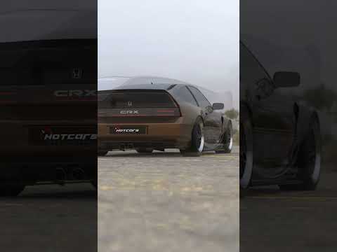 Thumbnail for 1990 Honda CRX Digital Restomod Render #shorts by Honda CR-X, Car