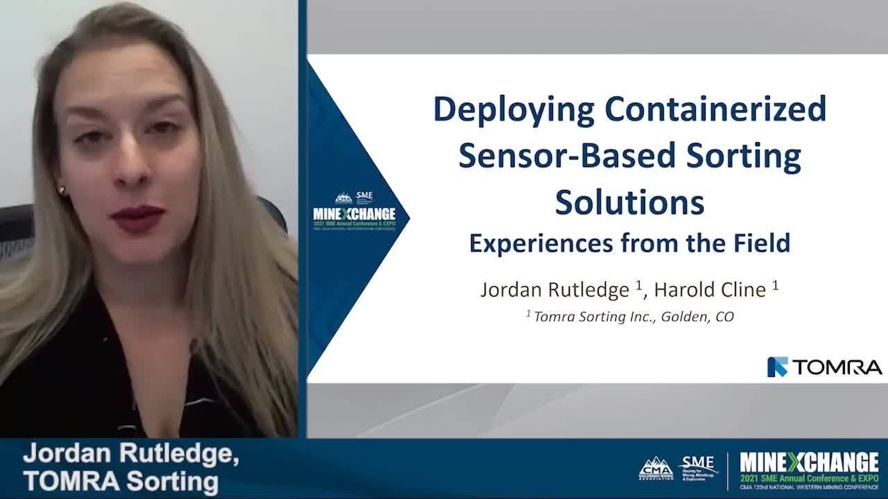 Deploying containerized Sensor-Based Sorting Solutions / Experiences from the Field
