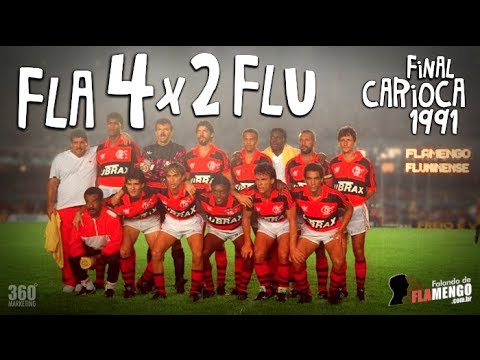 Flamengo 4 x 2 Fluminense - Final do Estadual de 91