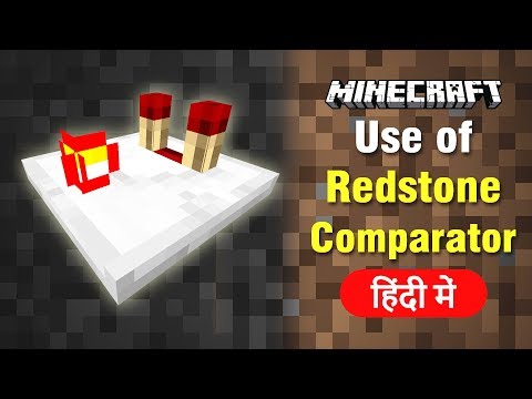 #3 Use of Redstone Comparator - Minecraft | Explained in Hindi | BlackClue Gaming