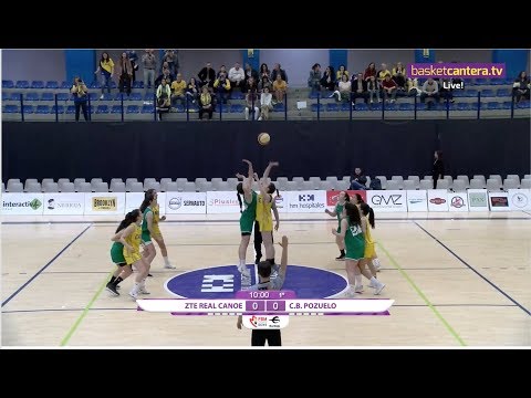 U16F - REAL CANOE vs. C.B. POZUELO - 3/4 Puesto F4 Cadete Fem. FBMadrid 2019 (BasketCantera.TV)