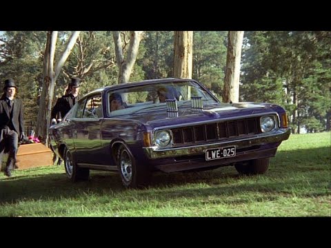 Aussie Charger car chase, from Alvin Rides Again, 1974