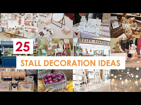 25 Decoration Ideas You Can Buy And Display For Your Market Stall Business