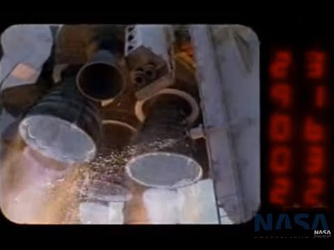 Shuttle SSME (RS-25D) QuVIS 8mm Super Slow Mo Ignition and launch