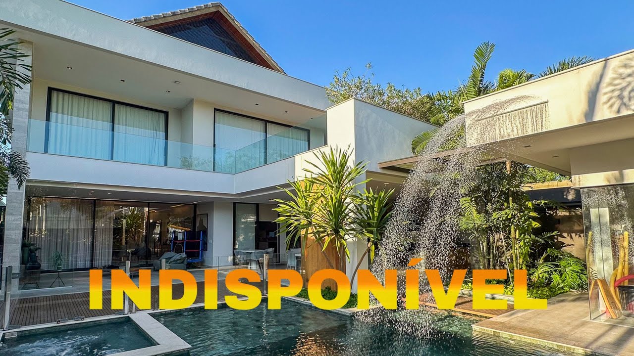CASA CONTEMPORÂNEA EXCLUSIVA C\ MÓVEIS DE ALTÍSSIMO LUXO À VENDA NA BARRA!! | MULLER IMÓVEIS RJ