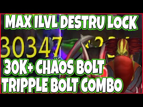 Destruction Warlock Most Insane Tripple Chaos Bolt Combo Oneshots - Season 3 PvP 2200+ Road To Elite