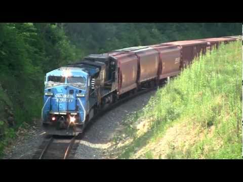 NS 8418 East (ex-Conrail) on the BNSF Aurora sub on 7-10-2011