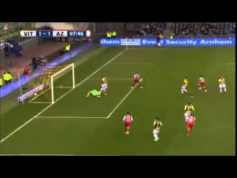 Steven Berghuis Goal 8'   Vitesse Arnhem vs AZ Alkmaar 1-1   Dutch Eredivisie 13/3/2015