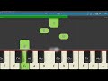 035-Bridal March piano roll