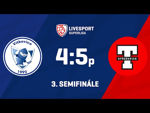 3. semifinále | 1. SC TEMPISH Vítkovice - Tatran Střešovice 4:5p