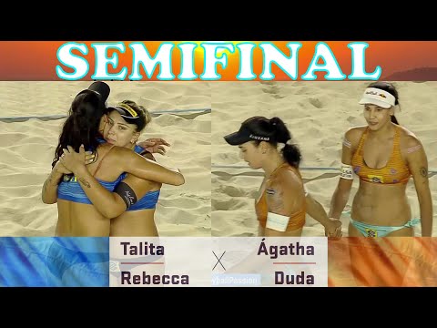 REBECCA / TALITA vs DUDA / AGATHA Circuito Brasileiro de Vôlei de Praia OPEN 1ª Etapa SEMI FINAIS