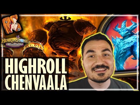 HIGHROLLING CHENVALLA IS A BEAUTY! - Hearthstone Battlegrounds