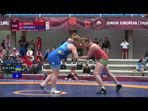 1/4 WW - 76 kg: K. DZIBUK (BLR) v. R. VOVCHAK (UKR)