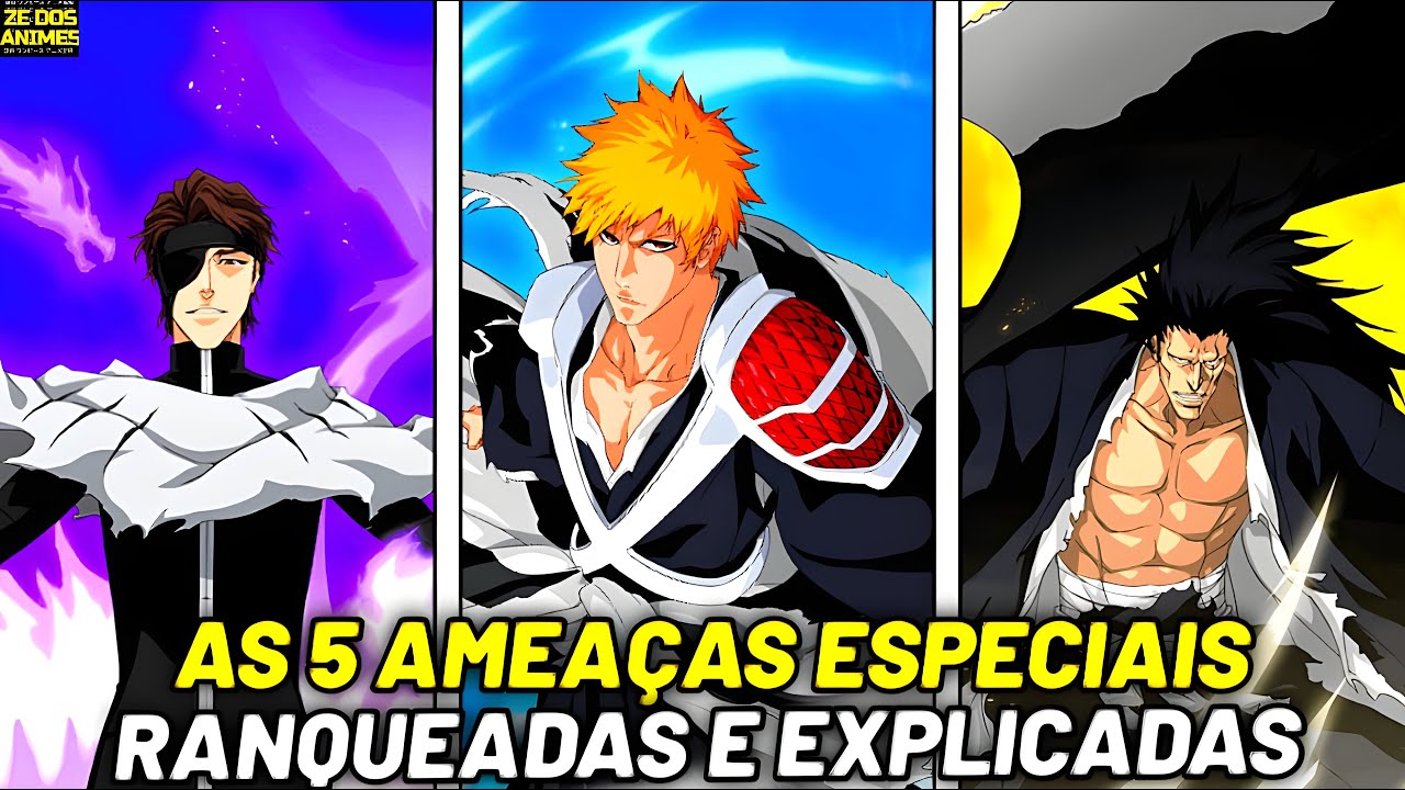 TODOS OS 5 POTENCIAIS DE GUERRA RANQUEADOS E EXPLICADOS - BLEACH