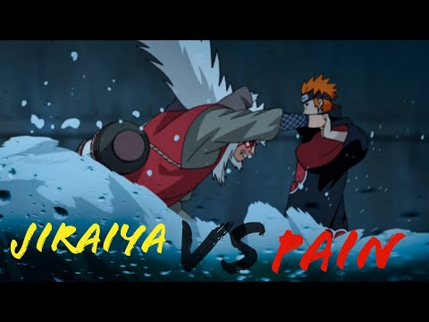Jiraiya sama  vs pain """amv""" jiraiya death
