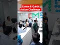Listen & Action Challenge #quickgame #teambuilding #listeningskills  #creativegames  #funfriday