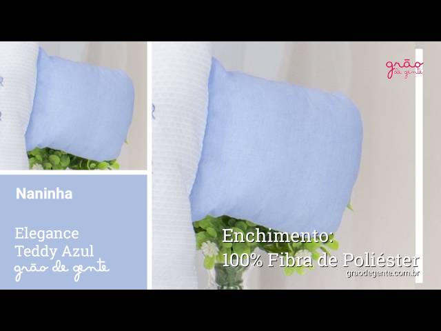 Naninha Elegance Teddy Azul | Ref: 59206