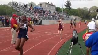 Ersula Farrow of Oak Park leads sweep of first three places in 800 at North Farmington regional #mip