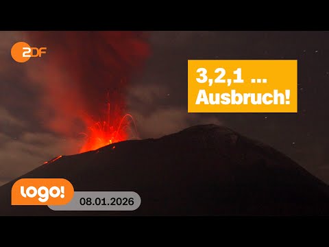 Vulkanforschung am Popocatépetl – ein Blick unter die Erde | logo!-Nachrichten vom 08.01.26