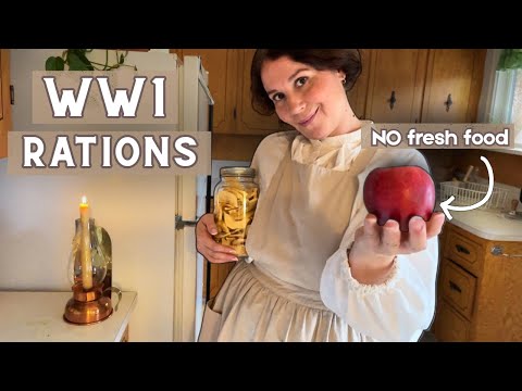 Eating Like it’s World War 1 for a Day | Working Class Meals