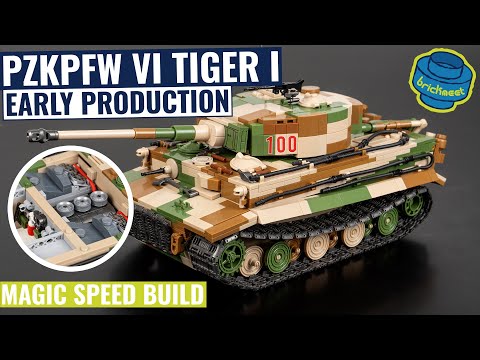 Great Detailed Interior / Engine - [Early Production] PzKpfw VI Tiger I - QuanGuan 100244