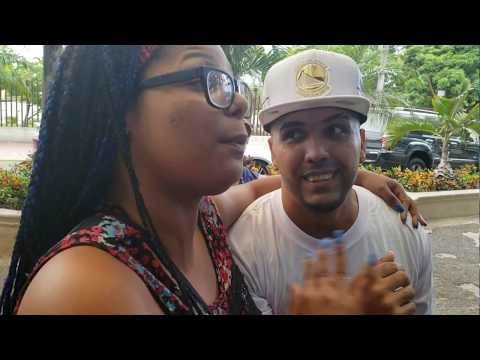 Gaudy Mercy vs dos Santiaguero y Capitaleño pa ella sola (Batalla de Freestyle)