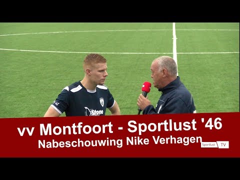 Interview Nick Verhagen na de wedstrijd vv Montfoort - Sportlust '46