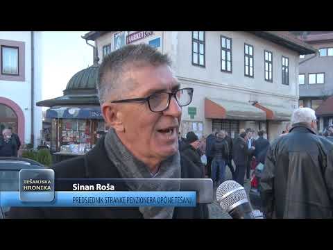 Tešanjska hronika 781 - Održani mirni protesti penzionera u Tešnju