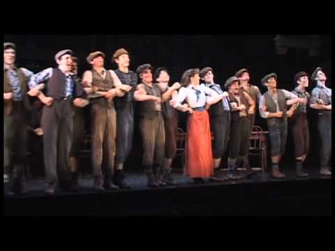 Show Clips: "Newsies" - Premiere Stage Version of Disney Film Starring Jeremy Jordan