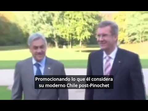 Piñera escribe expresión nazi al firmar libro de visitas ilustres en Alemania.